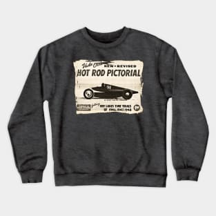 Vintage racing sign-Hot rod Crewneck Sweatshirt